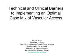 Technical and clinical barriers to implementing an optimal case mix
