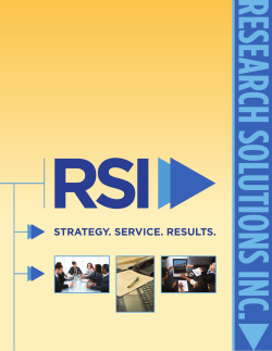 strategy. service. results. - RSI, Research Solutions, Inc.