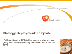 Strategy Deployment: Template