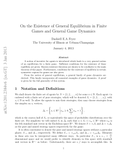 On the Existence of General Equilibrium in Finite
