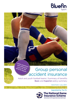 Group personal accident insurance