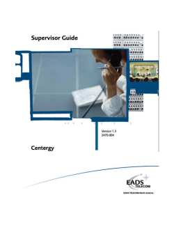 Supervisor Guide