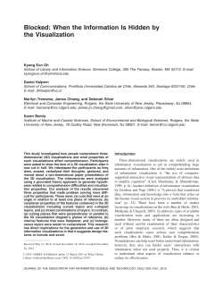 Blocked: When the information is hidden by the visualization