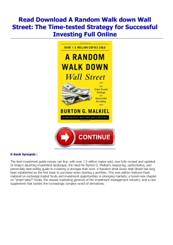 Read A Random Walk down Wall Street
