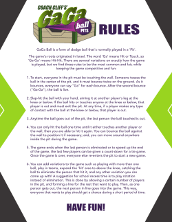 ball RULES - Medford Township