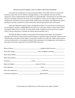 Player Agreement