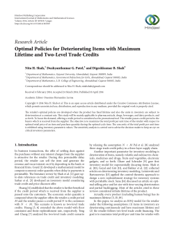 Optimal Policies for Deteriorating Items with Maximum Lifetime and
