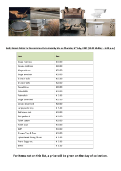 Bulky Goods Price for Roscommon County Council (size 343 KB)