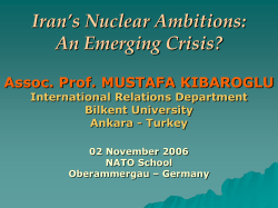 Iran - Mustafa Kibaroglu