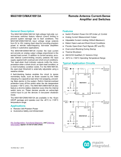 MAX16913/MAX16913A Remote Antenna Current