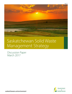 Solid Waste Management Strategy