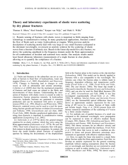 Theory and laboratory experiments of elastic wave scattering by dry