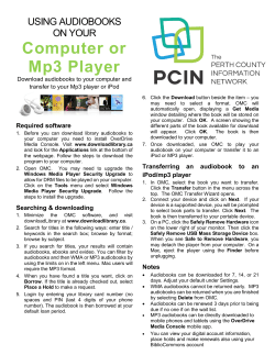 downloadLibrary Helpsheet - Municipality of North Perth
