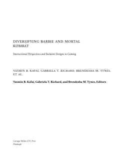 Diversifying Barbie and Mortal Kombat - ETC Press