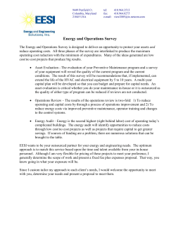 Building Systems Review - Energy and Engineering Solutions, Inc.