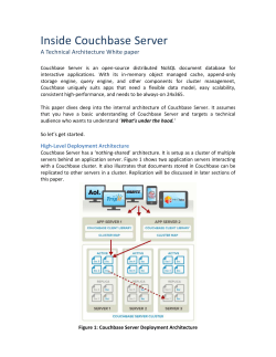 Figure 5: Node architecture diagram of Couchbase Server