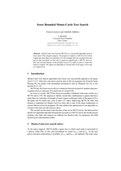 Score Bounded Monte-Carlo Tree Search