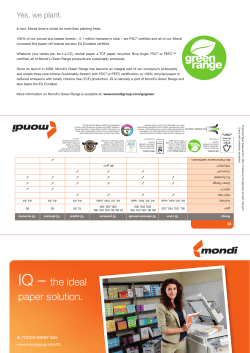 IQ &ndash; the ideal paper solution.