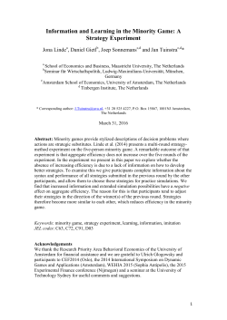 A Multi-Round Strategy Tournament of the Minority Game: a