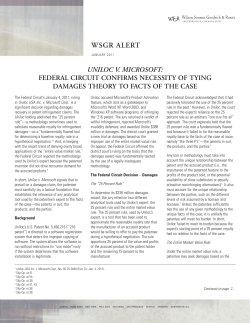 federal circuit confirms necessity of tying damages theory to