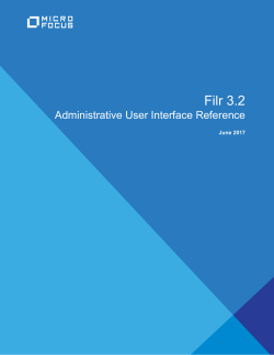 Filr 3.0: Administrative UI Reference