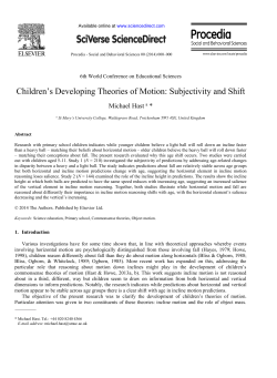 Article - St Mary`s University Open Research Archive