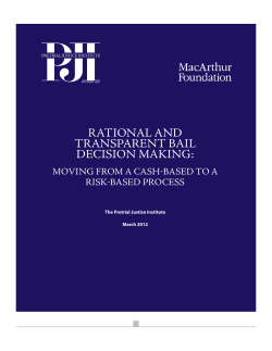 rational and transparent bail decision making