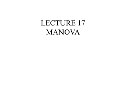 MANOVA