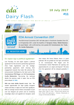 10 July 2017 EDA Annual Convention 2017