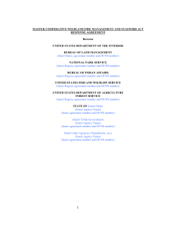 master cooperative fire protection agreement