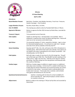 Minutes 04/2016 - Johnsburg Pigtail League