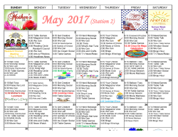 May 2017 - Windsor Convalescent Center of North Long Beach