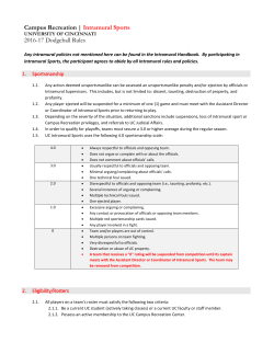 Dodgeball - University of Cincinnati