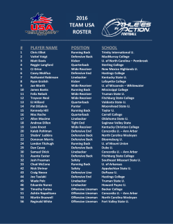2016 team usa roster
