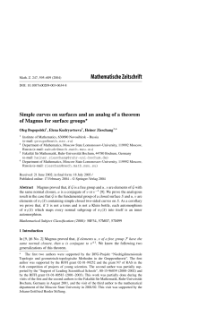 Mathematische Zeitschrift