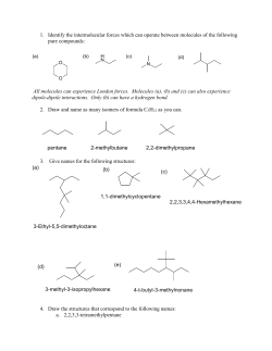 Solutions for additional problems