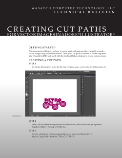 creating cut paths - Wasatch Computer Technology