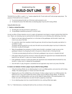 Information on the Build Out Line