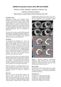 SENSE-Accelerated Cardiac Strain MRI with DENSE