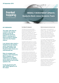 Deutsche Bank raises Systemic Fears