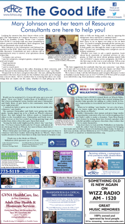 Mary Johnson and her team of Resource Consultants are here to