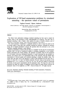 Exploration of NP-hard enumeration problems by simulated