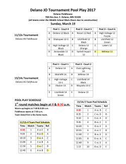 Delano JO Tournament Pool Play 2017