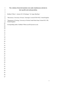 The evolution of bacterial mutation rates under simultaneous