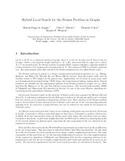 Hybrid Local Search for the Steiner Problem in