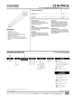 CS BI-PIN 3L - Columbia Lighting
