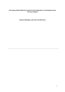 ERES 2012Edinburgh UK. June 13-16,