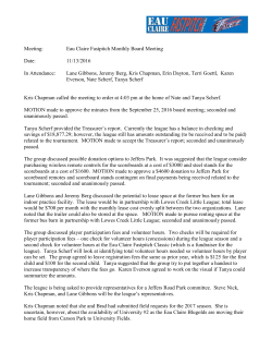 Pre-Trustee Meeting - Executive Committee