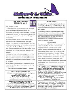 ONE TEAM ONE GOAL STINGRAYS ALL IN