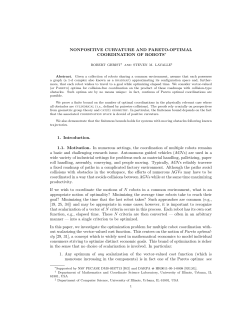 NONPOSITIVE CURVATURE AND PARETO